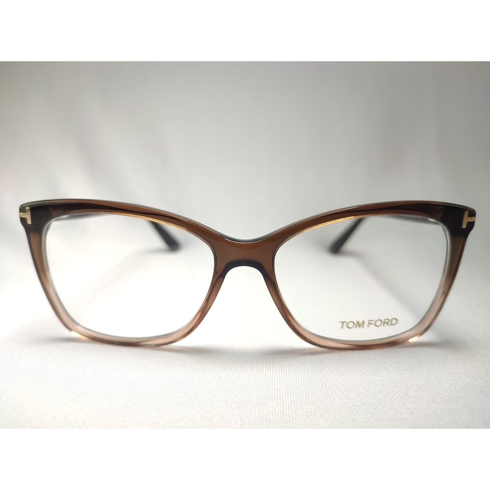 Tom Ford TF5514 050 Eyeglass Frames Only Brown Gradient 54-15-140